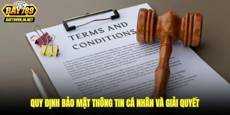 Điều khoản Bay789 3 Điều khoản Bay789 về bảo mật dữ liệu và xử lý tranh chấp